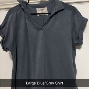 Women's Blue-Grey Top